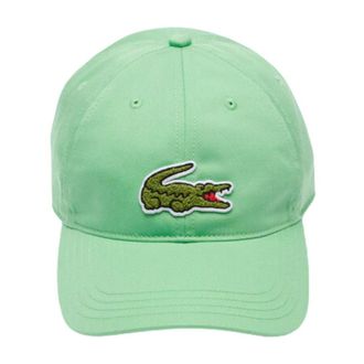 Lacoste Groene Big Croco Pet - Heren - Petten - Groen - ONE Size - Accessoires