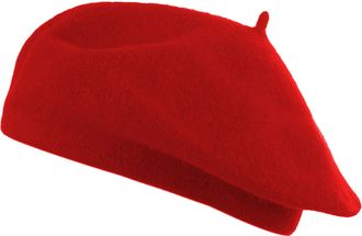 Eozy Womens French Beret Hat for Ladies Vintage Beret Cap in Solid Color Classic Artist Painter Hat Red