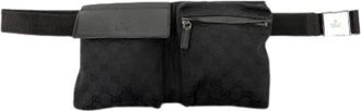 Gucci Pre-owned Canvas Belt Bag - - Pre-owned - unisex - Nero - ONE SIZE