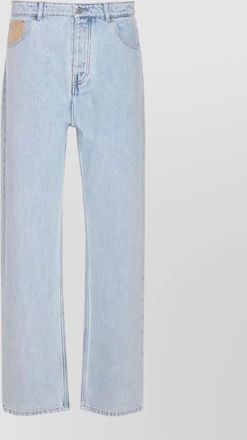 Dr&ocirc;le de Monsieur cotton straight-leg jeans