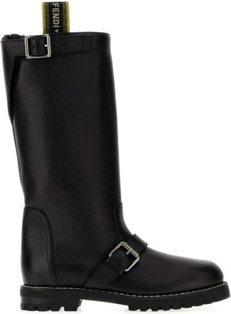 Fendi Black Biker Boots