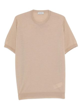 John Smedley Namaste crew-neck T-shirt - Neutrals
