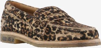 Golden Goose Mokassins aus Kalbshaar-Leder mit Leo-Print Loafer Classic