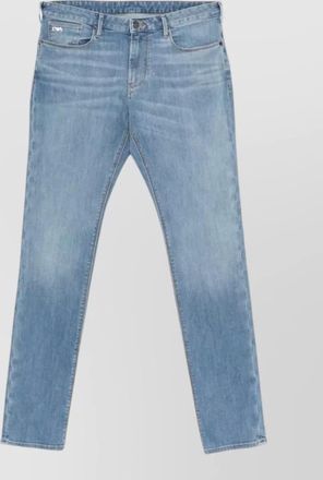 Emporio Armani denim cotton jeans faded wash design