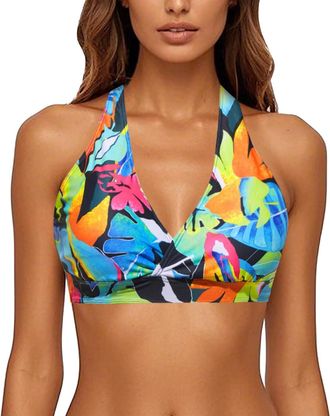 Generic Triangle Bikini Tops for Women Halter String Bikinis Bathing Suit Tops Sexy Brazilian Bikini Underwire Swimwear Swimsuit Top Beachwear Beach Pool Part
