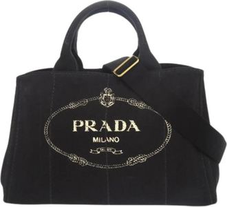 Prada Pre-owned Vintage Tote Bag - Dames - Vintage Shopper - Zwart - ONE Size - Vintage