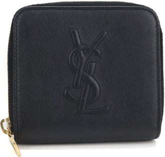 Saint Laurent Black Leather Wallet (Bi-Fold) (Pre-Owned)