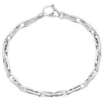 Pompeii3 Mens Round Link 14k Gold (20gram) or Platinum (32gram) 5mm Bracelet 8.5