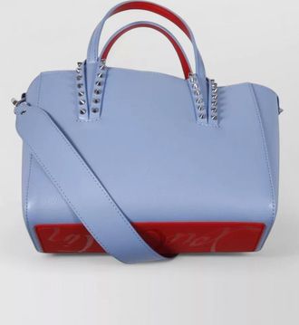 Christian Louboutin mini leather tote bag studded handles