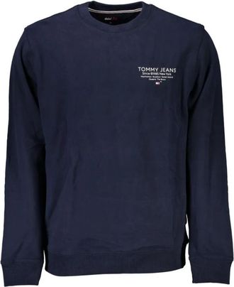Tommy Hilfiger Blauw Katoenen Sweatshirt - Heren - Sweatshirts - Blauw - 2XL - Katoen - Hoodies & sweatvesten