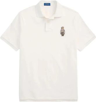 Polo Ralph Lauren Polo shirt met korte mouwen - Heren - Polos - Wit - S - Katoen - Tops