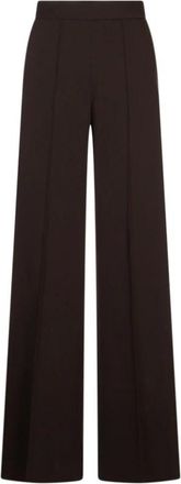 Agnona Broeken, Dames, Bruin, L, Wide Broeken