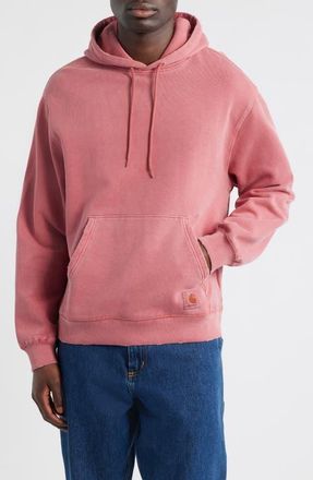 Carhartt Work in Progress Torion Cotton Hoodie in Marsala (Grind Wash) at Nordstrom, Size Xx-Large