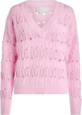 Genny Maglieria Scollo a V - - Knitwear - Donna - Rosa - S