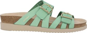 Mephisto Groene slipper voor dames - Dames - Sandalen - Groen - 42 EU - Schoenen