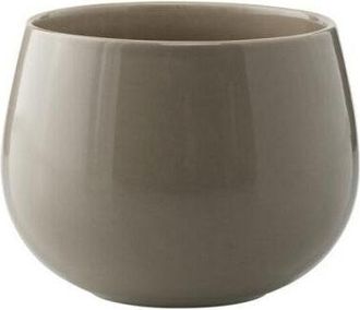 Lene Bjerre Suppen- und Getreideschale Clara mit Goldrand ø 12 cm (6 Stück) - Taupe/Gold