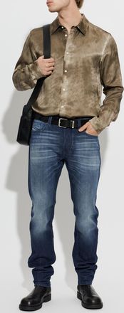 Diesel Shirt S-KISSY-HNBW, Mens, Brown