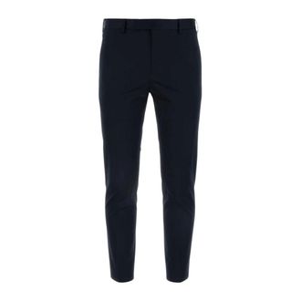 Pantaloni Torino Tailored Fit Pantalon - Heren - Broeken - Zwart - Maat: S Katoen