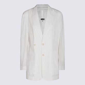 Maison Margiela White Cotton Blazer