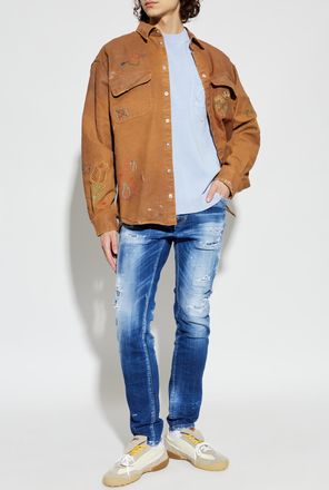 Dsquared2 Teddy Jeans, Mens, Blue