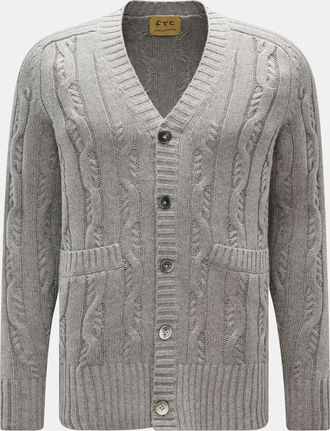 FTC Men - Cardigan grey melange