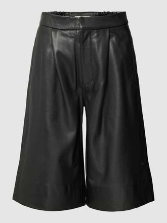 Tommy Hilfiger Bermudas in Leder-Optik in Black, Gr&ouml;&szlig;e 36