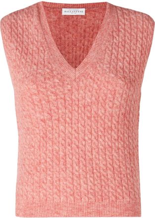 Ballantyne Gilet in maglia - Rosa