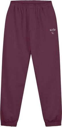 Arte Broeken, Heren, Rood, XL, Katoen, Bordeaux Heart Broek