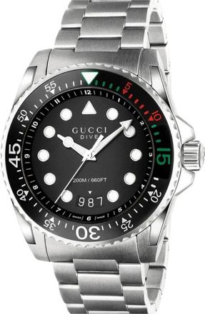 Gucci Dive XL Horloge - Heren - Horloges - Grijs - ONE Size - Accessoires