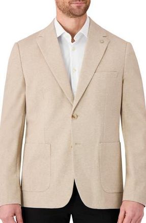 Report Collection Textured Comfort Knit Cotton Blend Sport Coat in Sand at Nordstrom Rack, Size 36 Regular