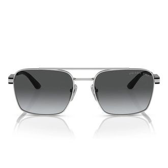 Prada Sunglasses Pr67 Zs 1 Bc5 W1 Silver/Smoky Gray Unisex Polarized
