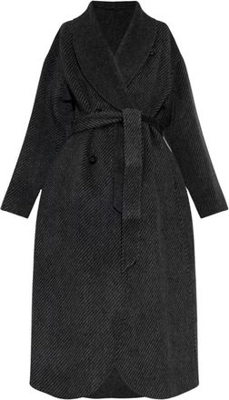 Emporio Armani Dames, Mantels, Zwart, Maat: 2XS Wol