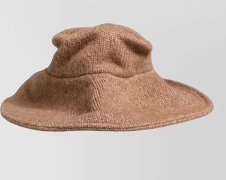Dolce & Gabbana llama wool knitted sun hat
