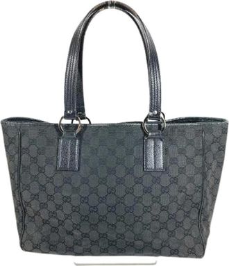 Gucci Pre-owned Tote Bags, female, Black, Size: ONE SIZE Pre-owned Tote Bag