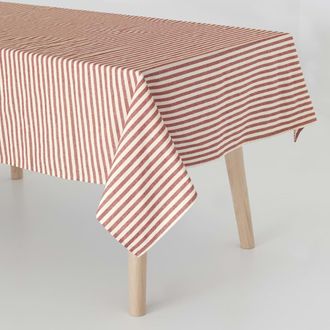 Happy Friday Mantel 100% algod&oacute;n rojo 140x350 cm