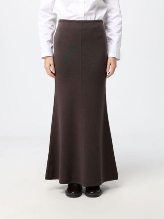 Max Mara Gonna lunga in maglia in lana e cashmere con vita alta elasticizzata