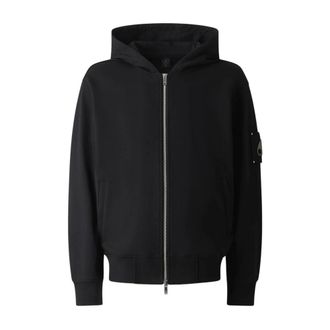 Moose Knuckles Hartsfield Zip-Up Hoodie - male - Moose Knuckles - Zip-throughs - Black - 2XL - Sweatshirts & Hoodies
