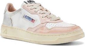 Autry Retro Low Sneaker in White/Powder/Silver at Nordstrom Rack, Size 12Us / 42Eu