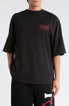 Palm Angels Logo Graphic T-Shirt in Black at Nordstrom Rack, Size X-Small