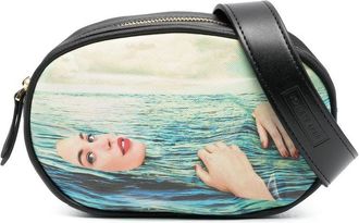 Seletti Toiletpaper Seagirl graphic-print belt bag - unisex - Polyurethane/Polyester - One Size - Black