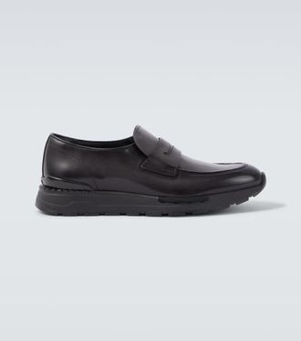 Berluti Venezia leather sneakers
