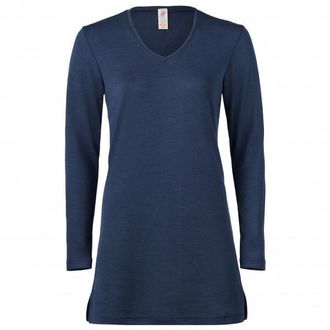 Engel Longshirt Merinounterwäsche für Damen | blau