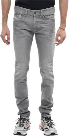 Diesel Jeans, Heren, Grijs, W31, Katoen, Sleenker-X Skinny Jeans