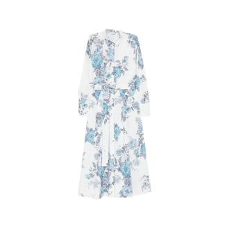 Marella Formica floral belted midi dress - female - Marella - Shirt Dresses - Multicolor - XS - Dresses