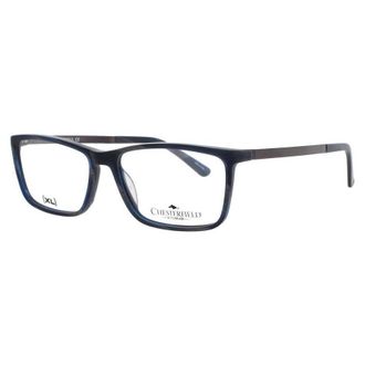 Chesterfield Mens Brown Rectangular Eyeglass Frames Ch-54Xl