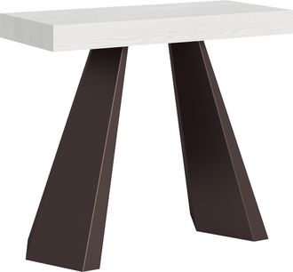 Itamoby Consola Extensible Blanca Moderna 90x40-300cm Diamante