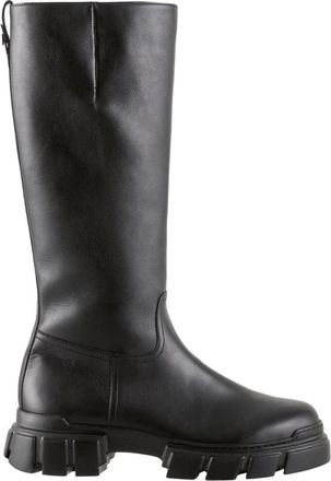 H&ouml;gl Zwarte enkellaarsjes voor vrouwen - Dames - Hoge Laarzen - Zwart - 37 1/2 EU - Schoenen