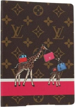 Louis Vuitton Pre-owned Accessories, female, Brown, Size: ONE SIZE Pre-owned Canvas Home-Office