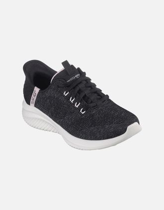 Skechers Womens Skechers Womens Ultra Flex 3.0 Easy Step 150178-BKPK Black/Pink Lace Up Shoes - Size: 7