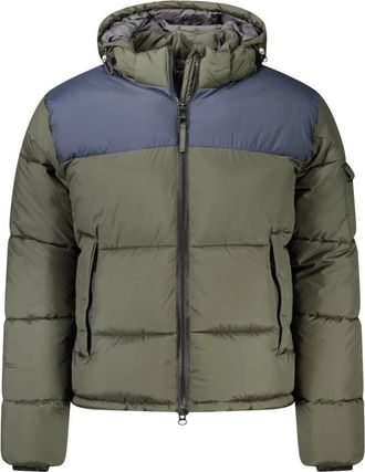 North Sails Groene Hoodie met Afneembare Capuchon - Heren - Winterjassen - Groen - XL - Jassen